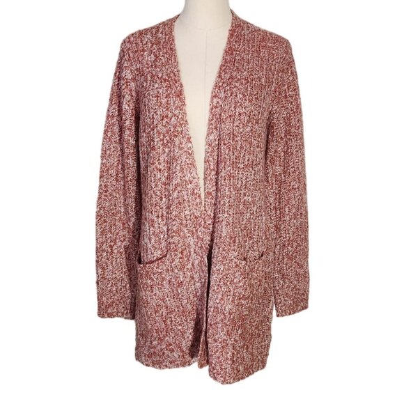 BB Dakota Steve Madden Odetta Open Cardigan Rust New With Tags Women's Size S - Picture 1 of 15